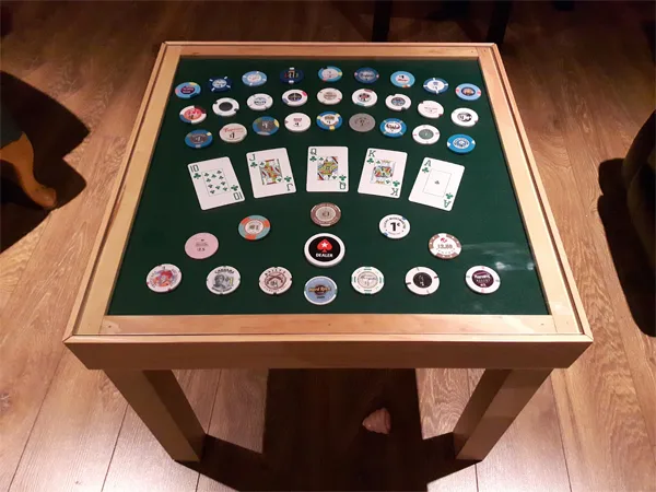 Poker Game with Poker Chips