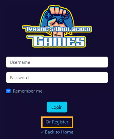 Click on Register