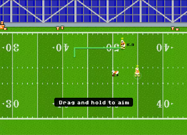 Retro Bowl Interface