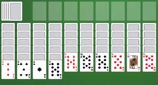 Spider Solitaire 4 Suits