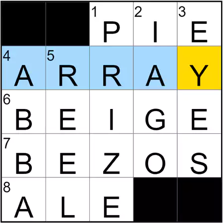 NYT mini crossword answers