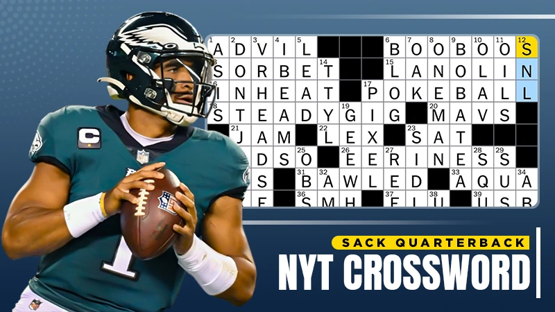 sack quarterback nyt crossword